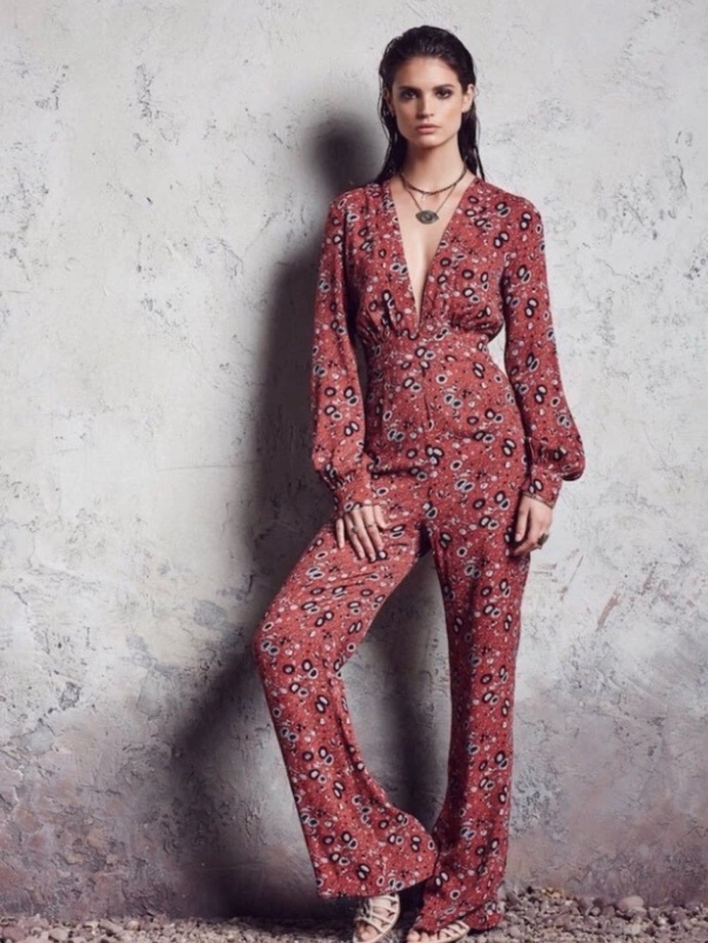 NWT Free People Some Like It Hot Jumpsuit